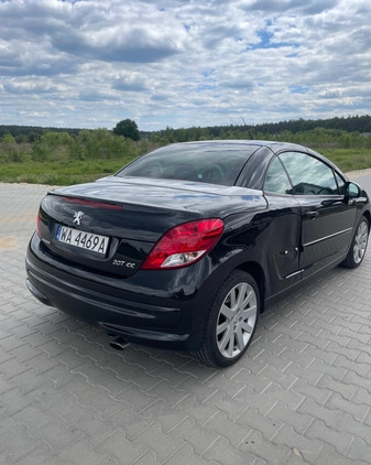 Peugeot 207 CC cena 17500 przebieg: 110000, rok produkcji 2010 z Wyszków małe 742